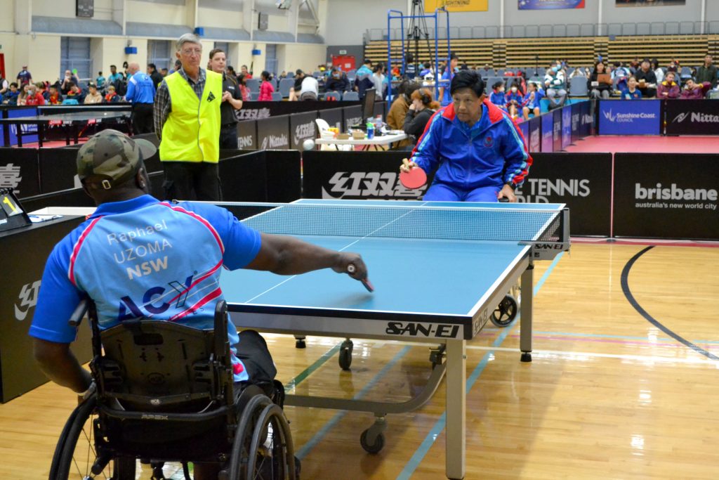 Raphael Uzoma 2022 Table Tennis Australia National Championships Wheelchair Singles
