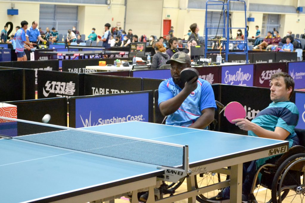 Raphael Uzoma 2022 Table Tennis Australia National Championships Wheelchair Doubles