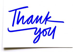 Thank you card